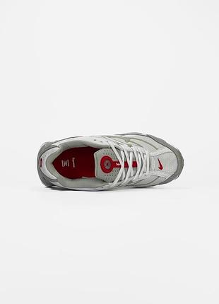 Nike shox ride 2 x supreme white/grey/red 5