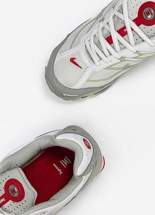 Nike shox ride 2 x supreme white/grey/red 9