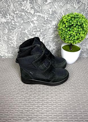 Ecco gore-tex ботинки сапожки 31 размер детские трекинговые черные