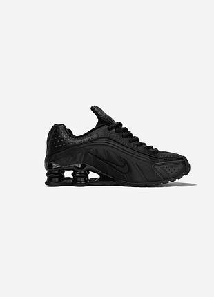 Nike shox r4 black 6