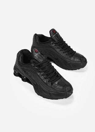 Nike shox r4 black 7
