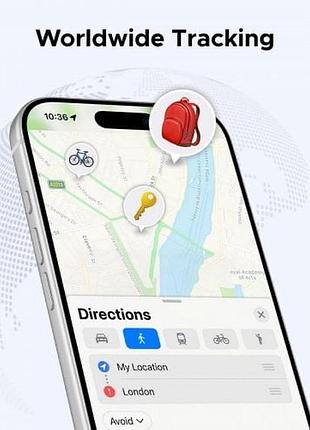 Трекер ugreen 45297 сумісний з apple find my 3