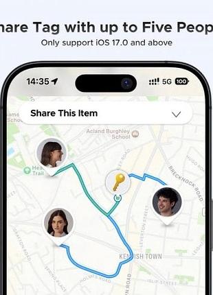 Трекер ugreen 45297 сумісний з apple find my 5
