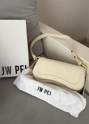 Сумка багет jw pei joy молочна, оригінал