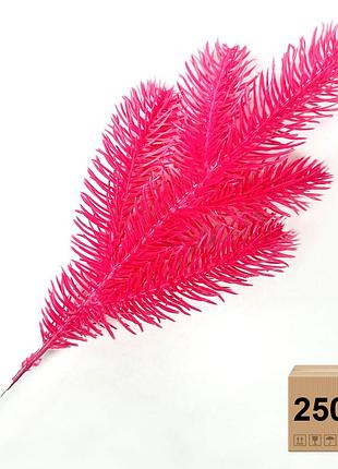 Ветка хвойная литая blush pink розовая 33 см | тм hvoya (250 шт)
