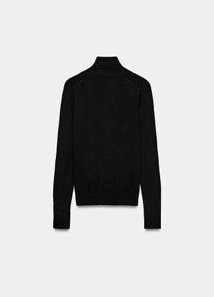 Черная водолазка zara размер xl
