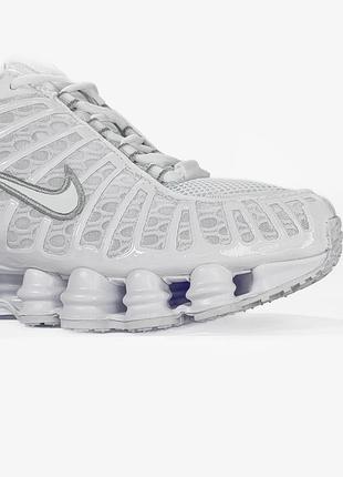 Nike shox tl white/silver 9