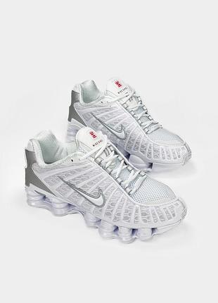 Nike shox tl white/silver 4