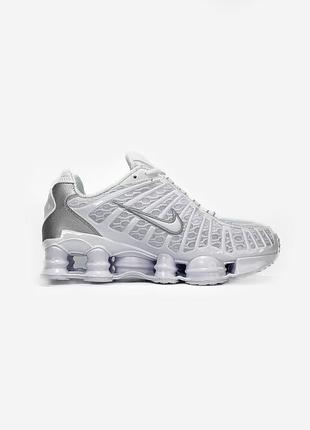 Nike shox tl white/silver 3