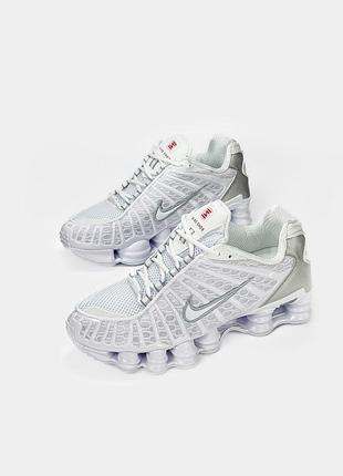 Nike shox tl white/silver 6