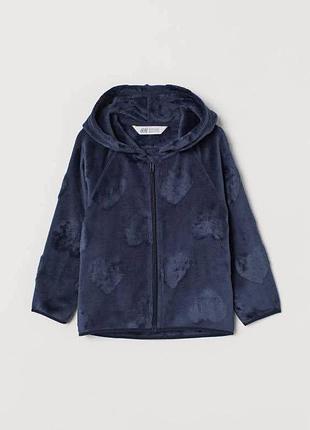 Кофта из микрофлиса на девочку 3-4 года (р.98/104) h&amp;m