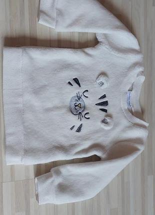 Кофта для малечі emporio baby біла з вишивкою