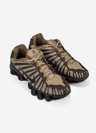Nike shox tl brown 8