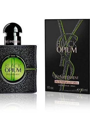 Женская парфюмированная вода yves saint laurent black opium illicit green 90 мл