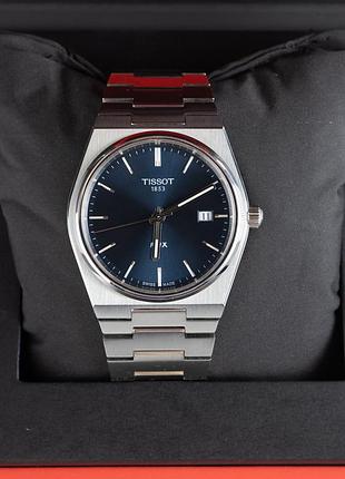 Годинник чоловічий tissot prx t137.410.11.041.00 сріблястий