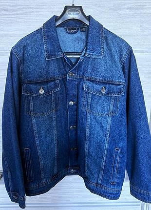 Новая мужская джинсовая куртка, размер l. 7