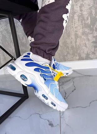 Nike air max tn plus white/blue 7