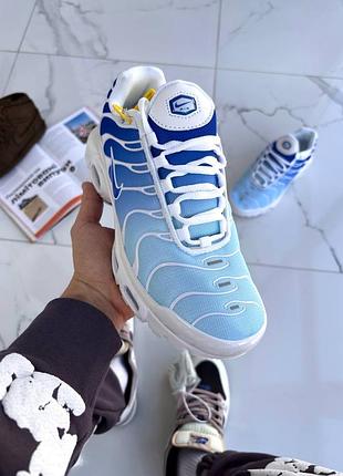 Nike air max tn plus white/blue 3