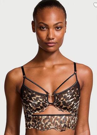 Бюстгальтер жіночий victoria's secret бралет леопардовий