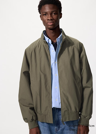 Куртка бомбер харрингтон uniqlo