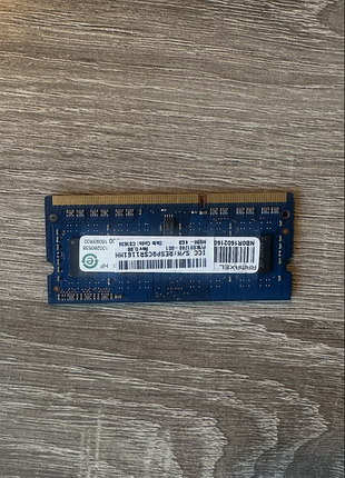 Оперативная память ramaxel 4gb ddr3l 1600mhz sodimm для ноутбука