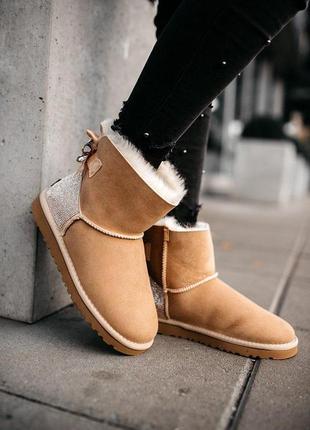 Женские угги ugg w mini bailey bow ii3 фото