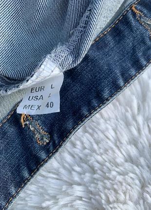 Куртка джинсова zara  синя чоловіча 4