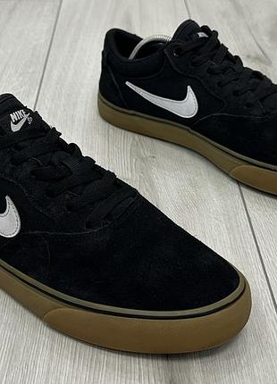 Чоловічі кросівки nike sb chron 2 black gum (27 см)