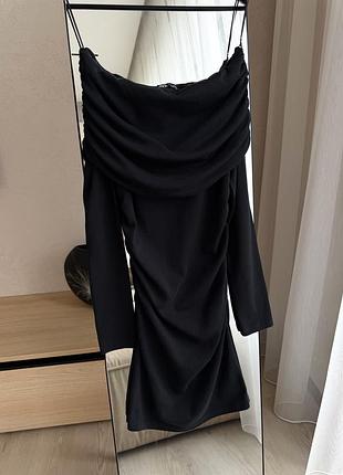 Сукня zara зі спущеними плечима 5