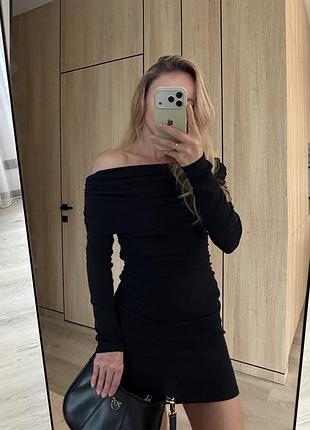 Сукня zara зі спущеними плечима 2