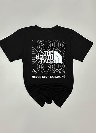 Мужская футболка the north face черная тенниска зе норт фейс хлопковая m (b)