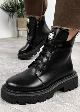 Черевики 🖤 ботинки натуральная кожа 5