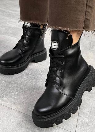 Черевики 🖤 ботинки натуральная кожа 6