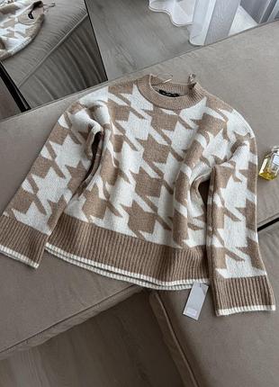 Светр f&f велика гусяча лапка