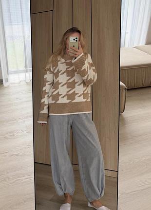 Светр f&f велика гусяча лапка 6