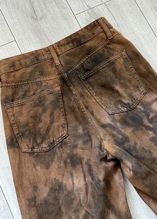 Коричневі джинси zara 5