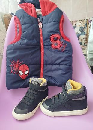 Хайтопы обуви кроссовки converse 23 размер безрукавка в подарок
