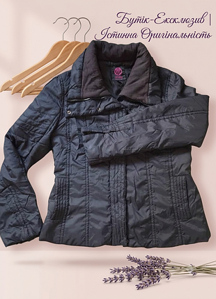 Оригинальная куртка mango waterproof l xl - черная стеганая осенняя куртка манго, водоотталкивающая ветровка в идеальном состоянии
