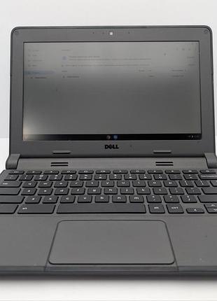 Ноутбук dell chromebook 11 p221 /intel celeron/4gb-ddr3/ssd-16gb/intel hd graphics /11.6" hd б/в