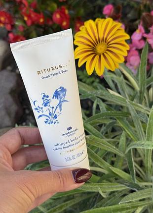 Rituals amsterdam collection dutch tulip & yuzu whipped body cream збитий крем для тіла амстердам, 100 мл