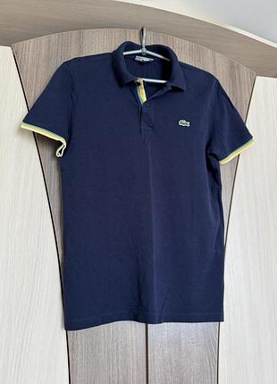 Футболка поло lacoste оригінал s/m чоловіча футболка polo lacoste