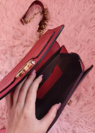 Сумка червона topshop 4