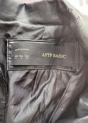 Куртка жіноча aftf basic косуха байкерська чорна 5