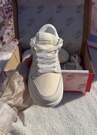 Nike dunk low lace soft pearl 3