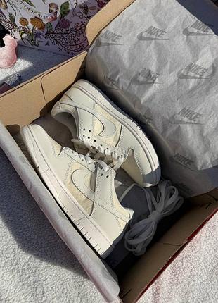 Nike dunk low lace soft pearl 6