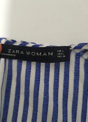 Блузка в полоску zara 3