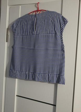 Блузка в полоску zara 2