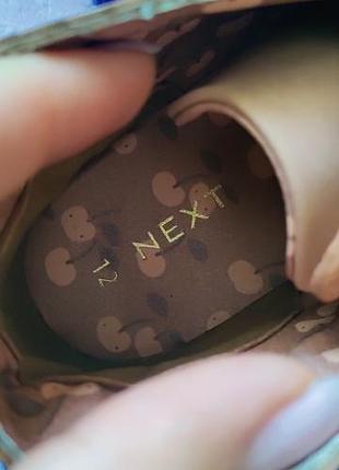 Черевики для дівчаток next рожеві 30-31 розмір 6