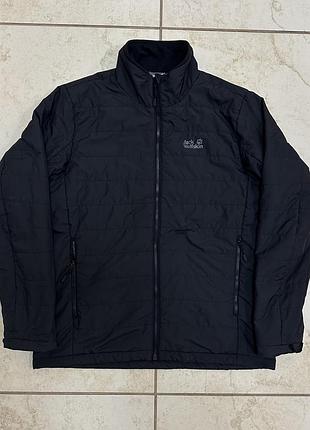 Куртка jack wolfskin чоловіча осіння чорна