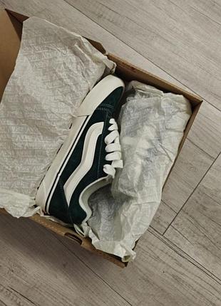 Кеди чоловічі vans old skool knu skool зелені